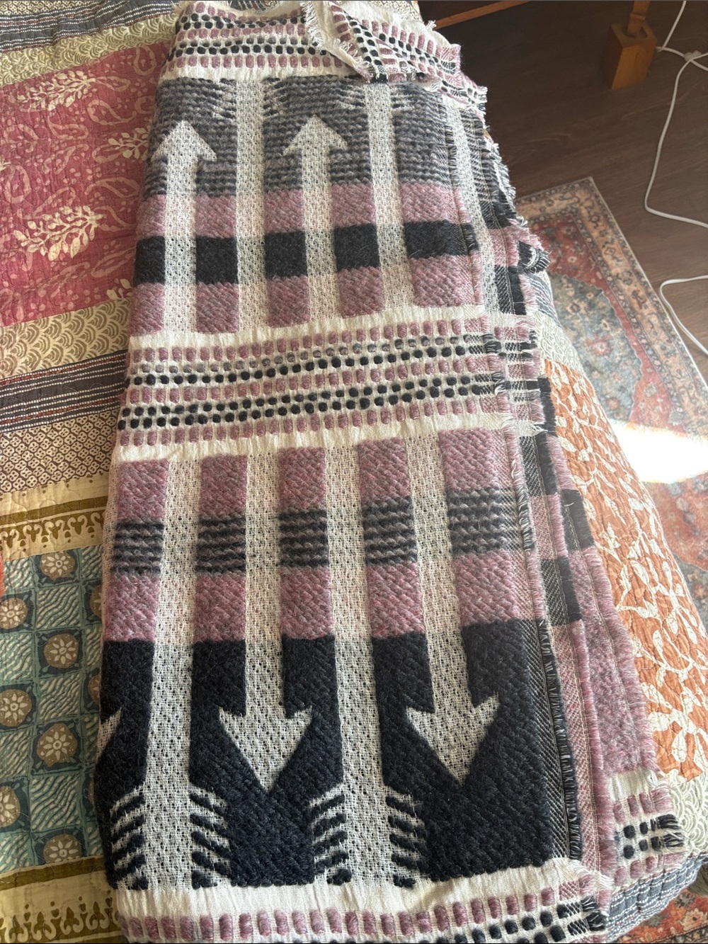 Mackage large wrap beautiful wool blend
